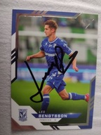 Karta SportZoo autograf Lech Poznań sezon 2025/26 Leo Bengtsson