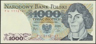 Polska 1000 złotych 1982 - Mikołaj Kopernik - FU - stan bankowy UNC
