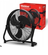 Cyrkulator podłogowy Webber FF500A 120W Regulacja kąta nachylenia Czarny