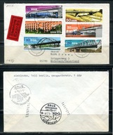 A49470)NRD 2163 - 2166 E-Brief mit AK-Stempel