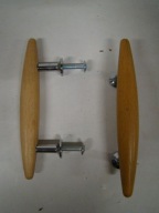 uchwyt meblowy drewno buk metal Włoski