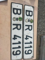 Tablica rejstracyjna samochodowa kolekcjonerska