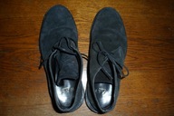 Walk London półbuty męskie skora zamsz 41