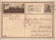 RUMUNIA ROUMANIE -carte-postale -obieg do KOZY(KOSY) -1940 rok widok RASNOV