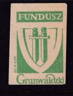 Fundusz Grunwaldzki, 3 x 4 cm , cegiełka, dobroczynny