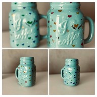 Kubek "I love coffee" w barwach 34. Finału WOŚP od K-11_czerwone serduszka