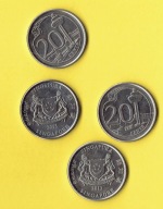 Singapur 20 Cents 2013 r.