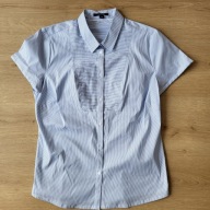 Śliczna bluzka koszula w paski biało niebieska casual elegant comma r 40