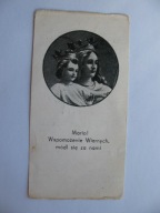 GORZÓW WLKP. SZCZECIN POZNAŃ MATKA BOŻA PRYMICJE stary ŚW.OBRAZEK 1958