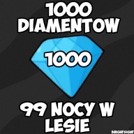 1000 Diamentów| 99 NIGHTS IN THE FOREST| 99 Nocy w Lesie| ROBLOX | Diamonds