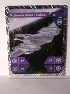 STAR WARS Kaufland hologram 12 Królewski statek