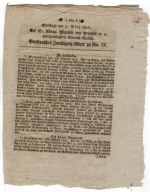 Breslausches Intelligenz Blatt Wrocław Śląsk 1818
