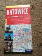 Katowice stary plan miasta autobusy tramwaje