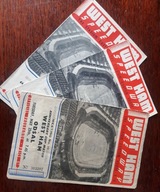 Gratka dla kolekcjonerów! Zestaw programów żużlowych West Ham z 1948 r.