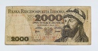 2000 ZŁOTYCH 1977 seria L