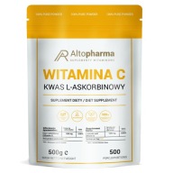 Witamina C w proszku Kwas L-askorbinowy 500g Alto Pharma 500 porcji