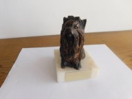 Yorkshire figurka psa nr 3 - unikat