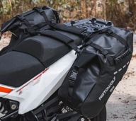 Sakwy Torby boczne PVC motocyklowe wodoszczelne torby kufry 28L x2 NOWE