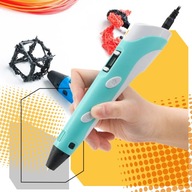 DŁUGOPIS DRUKARKA 3D PEN + FILAMENT 109M MATA SZABLONY KSIĄŻKA