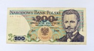 200 ZŁOTYCH 1976 seria AN 720..., bardzo rzadka