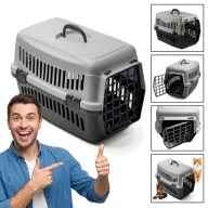 TRANSPORTER KOTA PSA MOCNY DUZY WYTRZYMALY PLASTIKOWY 49X32X33CM