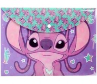 Teczka na Dokumenty Rysunki A4 Folder Koperta na Zatrzask STITCH ANGEL