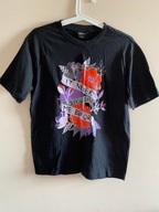 T-shirt z nadrukiem Monki