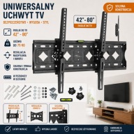 Uchwyt na telewizor wieszak uniwersalny TAMDEL ETX53 42-80 cali do 75 kg