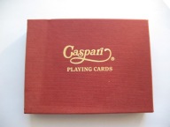 Stare NIEUŻYWANE KARTY DO GRY CASPARI BELGIA W PUDEŁKU / 2 TALIE / z PRL-u