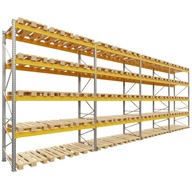 Regał regały paletowe magazynowe H-3,5m L-3,6m 48 palet z półkami MECALUX