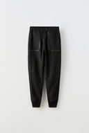 ZARA SPODNIE CHŁOPIĘCE Z TKANINY TECHNICZNEJ W STYLU SPORTOWYM 134