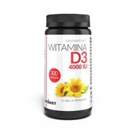 WITAMINA D3 4000 IU 300 kapsułek VITADIET odporność, kości, mięśnie