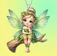 Naszyjnik z wisiorem Leśną Wróżką dla WOŚP