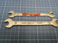 małe klucze płaskie dwustronne 2szt HAZET 450 10x11 i GEDORE No.6 9x8