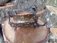 Stojak butelkę wina secesja posrebrzany