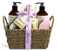 ZESTAW PREZENTOWY KOSMETYKÓW SPA ŻEL PŁYN KREM KULA SÓL DO KĄPIELI