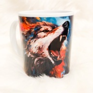 Kubek z wilkiem, wilk 330ml