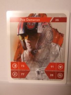 STAR WARS Kaufland karta 26 Poe Dameron