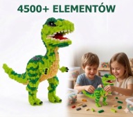 Klocki Dinozaur T-Rex 4500+ EL XXL Duży Model 28 cm Kreatywne Dino