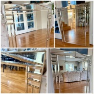 Kryształowe lustro vintage