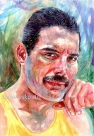 PORTRET ze zdjęcia A3 - ręcznie malowana AKWARELA na zamówienie | ORYGINAŁ