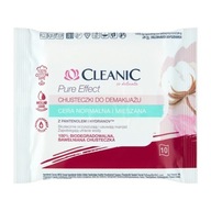 CLEANIC Pure Effect Chusteczki Do Demakijażu Do cery normalnej 10