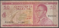 Kongo 50 Makuta 1967