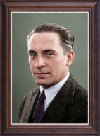 Obraz Aleksander Czyżewski portret w drewnianej ramie ze szkłem