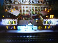 Dworzec Kolejowy OBERNDORF z Oświetleniem LED w H0