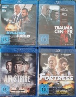 TRAUMA CENTER , FORTECE , POLE ŚMIERCI , AIR STRYKE ( 4x Blu-ray - folia )