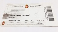 bilet WISŁA Kraków - WIDZEW Łódź 13.03.2011