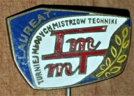 odznaka -Laureat Turniej Młodych Mistrzów Techniki