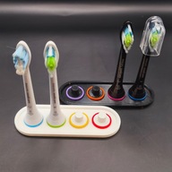 Podstawka na końcówki Philips Sonicare 4szt. kolorowe pierścienie