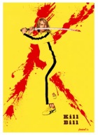 Plakat „Kill Bill” – Kultowy Plakat Filmowy Minimalistyczny